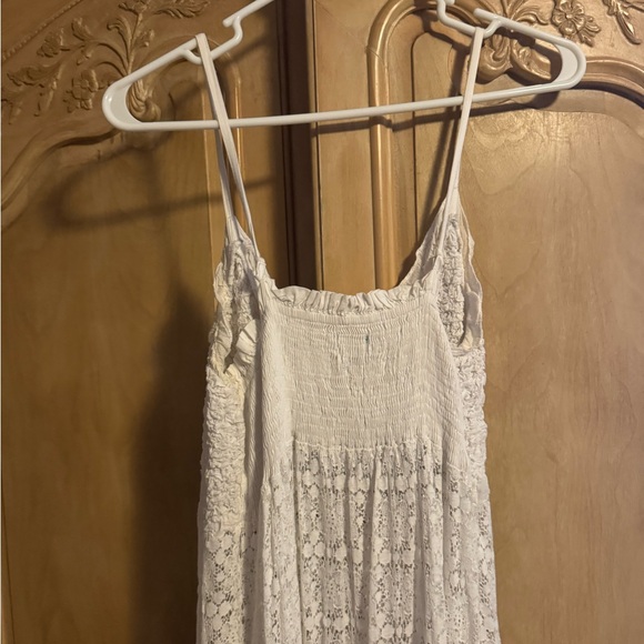 Chic Ivory Lace Maxi Dress - Picture 6 of 8